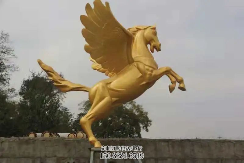 秦淮园林金马雕塑 田间彩绘雕塑 仿真摆件 秦淮园林金马雕塑 田间彩绘雕塑 仿真摆件