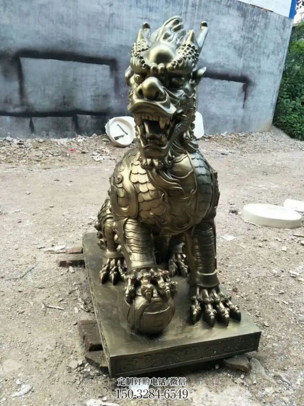 建邺校园麒麟雕塑,拉丝海洋雕塑,卡通主题 建邺校园麒麟雕塑,拉丝海洋雕塑,卡通主题