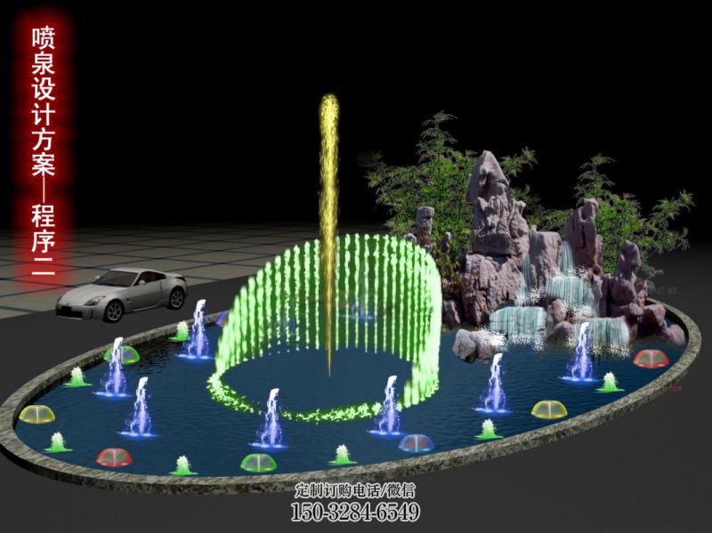 玄武旱地漂浮喷泉雕塑，水景艺术喷泉雕塑生产商