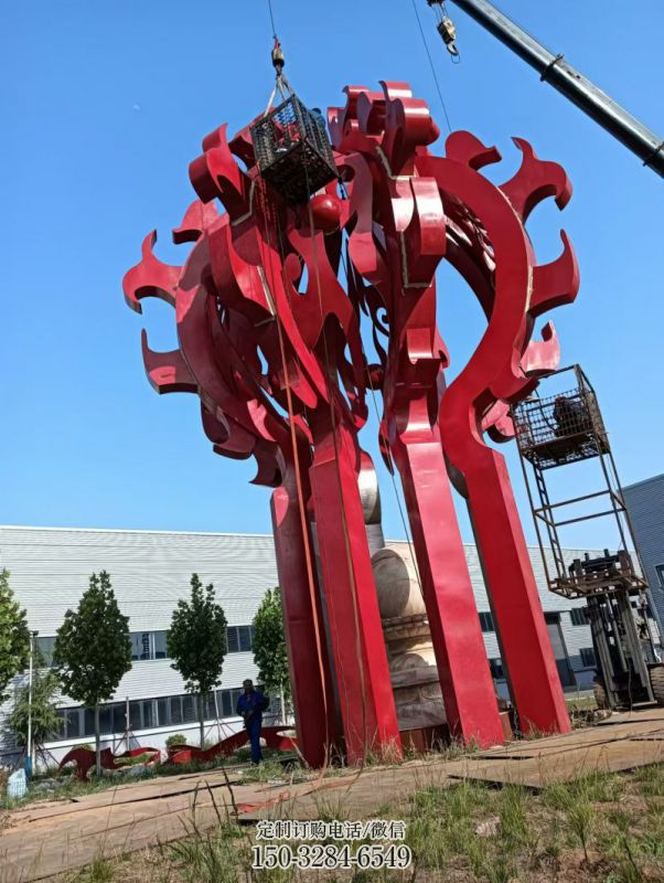 苏州火球雕塑,精神堡垒火球雕塑落地展示 (13) 苏州火球雕塑,精神堡垒火球雕塑落地展示 (13)